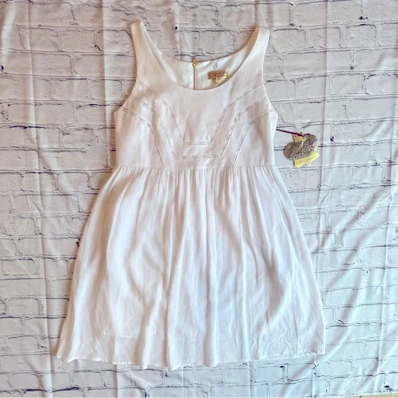 Princess Vera Wang Dresses | Princess Vera Wang Dress Brand New With Tags Babydoll Spring Spirit Juniors 9 | Color: White | Size: 9 Juniors | Princess Vera Wang Dresses | Princess Vera Wang Dress Brand New With Tags Babydoll Spring Spirit Juniors 9 | Color: White | Size: 9 Juniors |